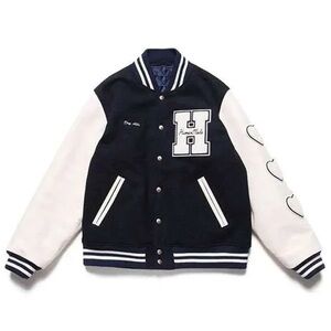 Human Made Navy Blue Varsity Jacket